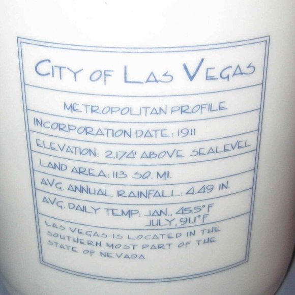 Starbucks Coffee Mug ARCHITECT SERIES LAS VEGAS 2007 Collectible 18 ounce - Picture 2 of 4